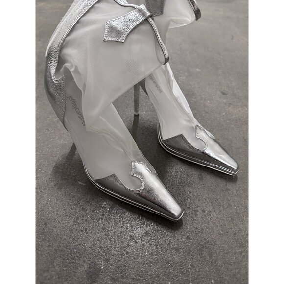 RAYE Coy Sandals Tan Beige Leather - Picture 4 of 8